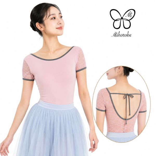 ■3000円均一セール■ 【Miholobe/ミホローブ】　ショートスリーブ MIYABI（雅）　レオタード　半袖