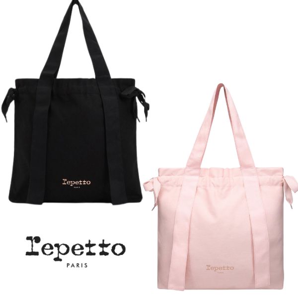 【 レペット Repetto 】コットン素材 トートバッグ 巾着型にも 正規品