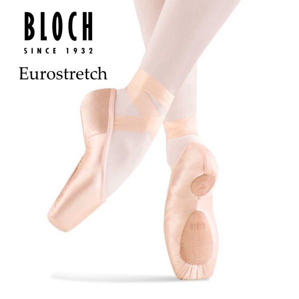 【BLOCH / ブロック】 ユーロストレッチ 革新的なトゥシューズ　スプリットソール で柔らかな動きを可能にする　Eurostretch　【当日発送可能】2足以上送料無料