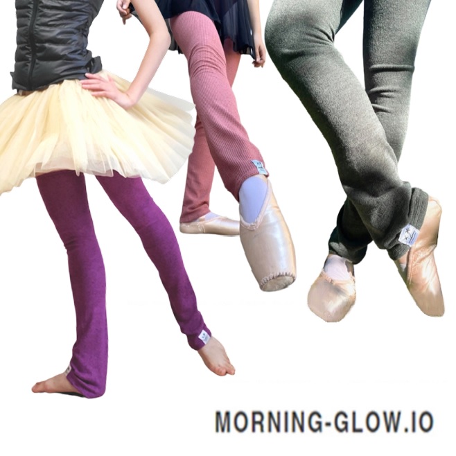 【MORNING-GLOW/ モーニンググロウ】レッグウォーマー ハンドメイド 数量限定 カリフォルニア  ロング丈 