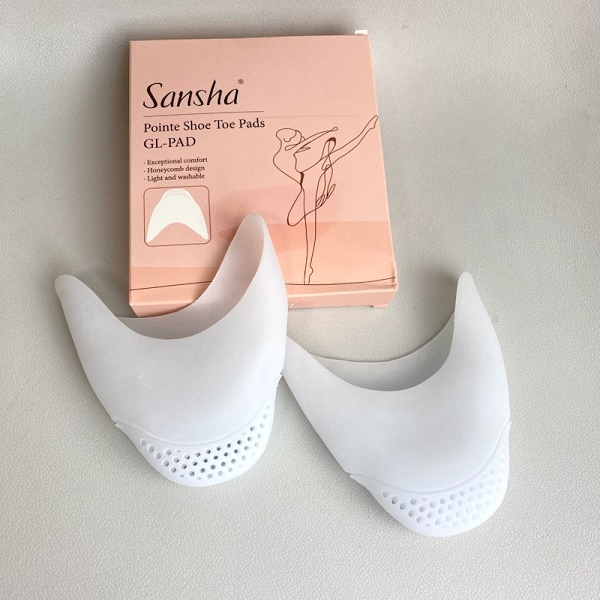 【Sansha/サンシャ】シリコンジェル トウパッド つま先が分厚い マメの痛み軽減に ハニカム構造